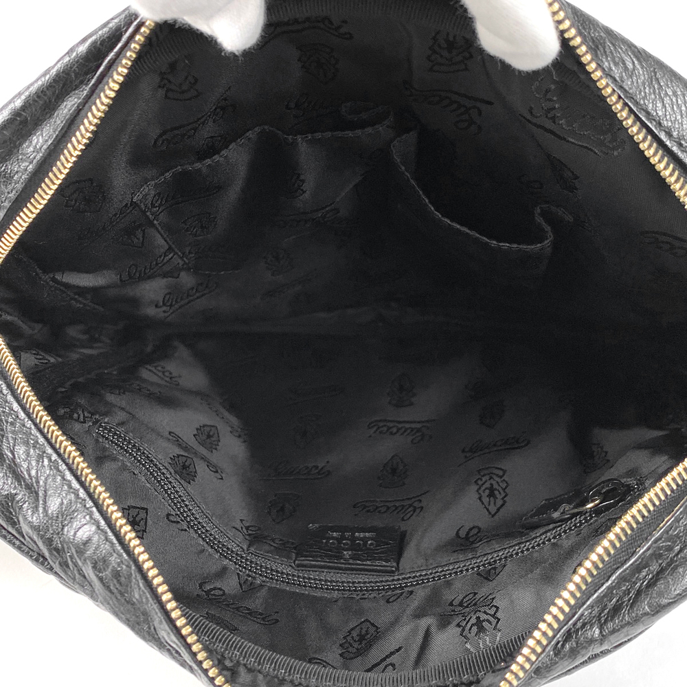 Gucci Shoulder Bag Crossbody Shima Leather Black - Picture 6 of 6